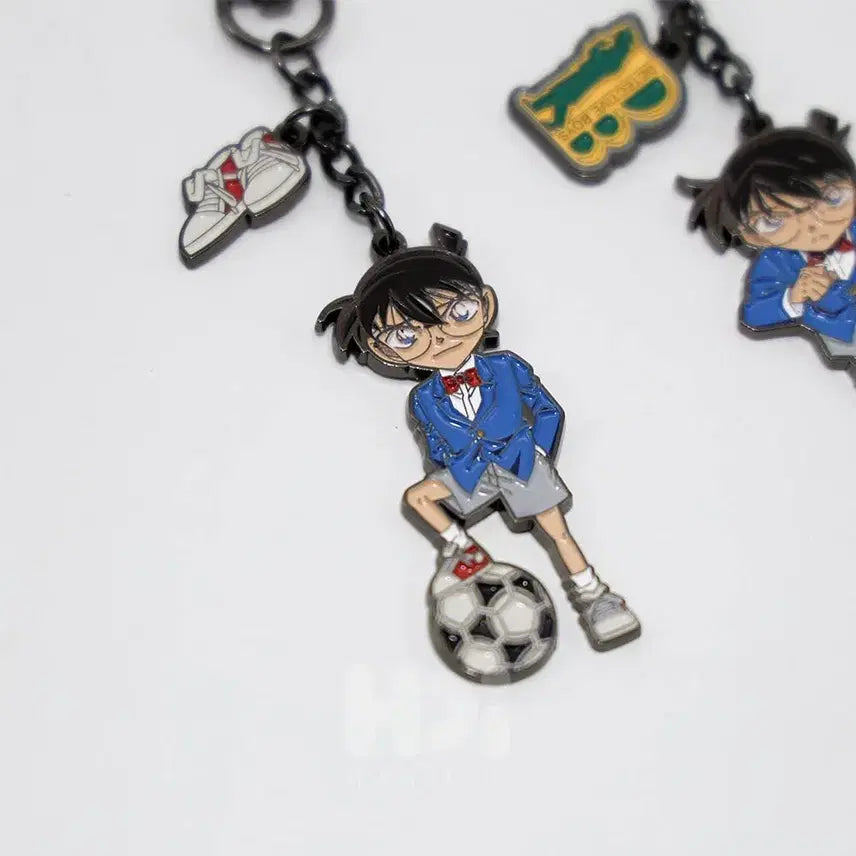 [BUNJANG] Detective Conan Metal Keychain - Soccer Ball / 명탐정 코난 메탈키링 - 축구공 키링