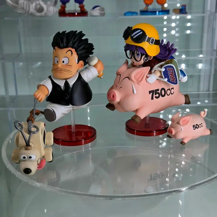 [BUNJANG] TOR Studio Dr. Slump Arale &amp; Senbei Limited Edition Resin Statue Bundle Set / 닥터슬럼프 레진 월콜 노리마키 아라레 &amp; 센베 한정판 일괄 (TOR스튜디오)
