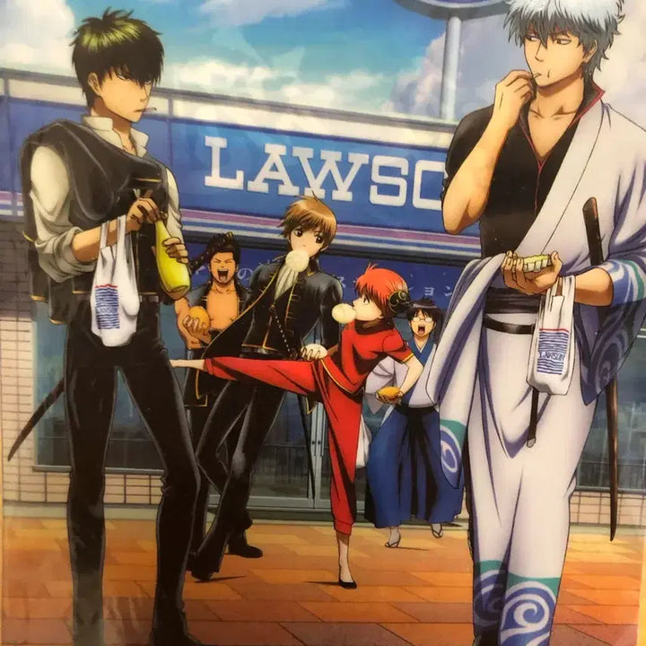 [BUNJANG] Gintama Lawson Collaboration Clear File / 은혼 클리어 파일 로손 콜라보