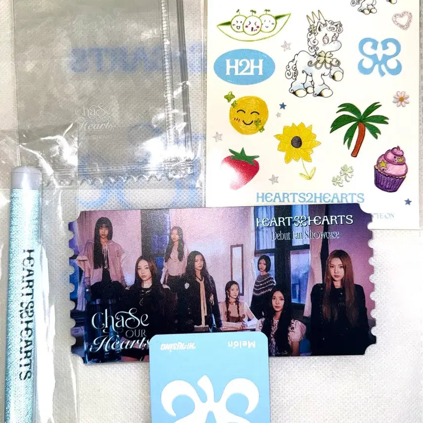 [BUNJANG] Hearts2Hearts Debut Showcase Staff Gift Temporary Lightstick / Hearts2Hearts 데뷔 쇼케이스 입장선물 역조공 하투하 하츠투하츠 임시응원봉