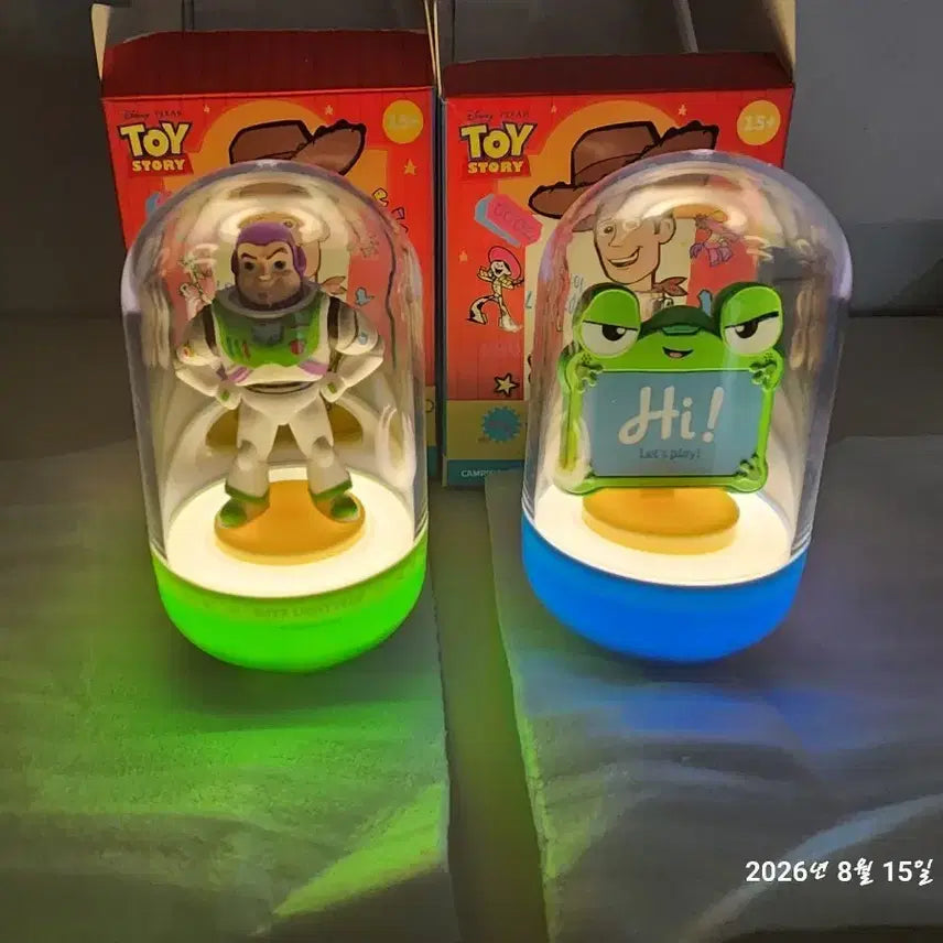 [BUNJANG] Toy Story Capsule Mood Lamp Set / 일괄) 토이 스토리 캡슐 무드등 세트