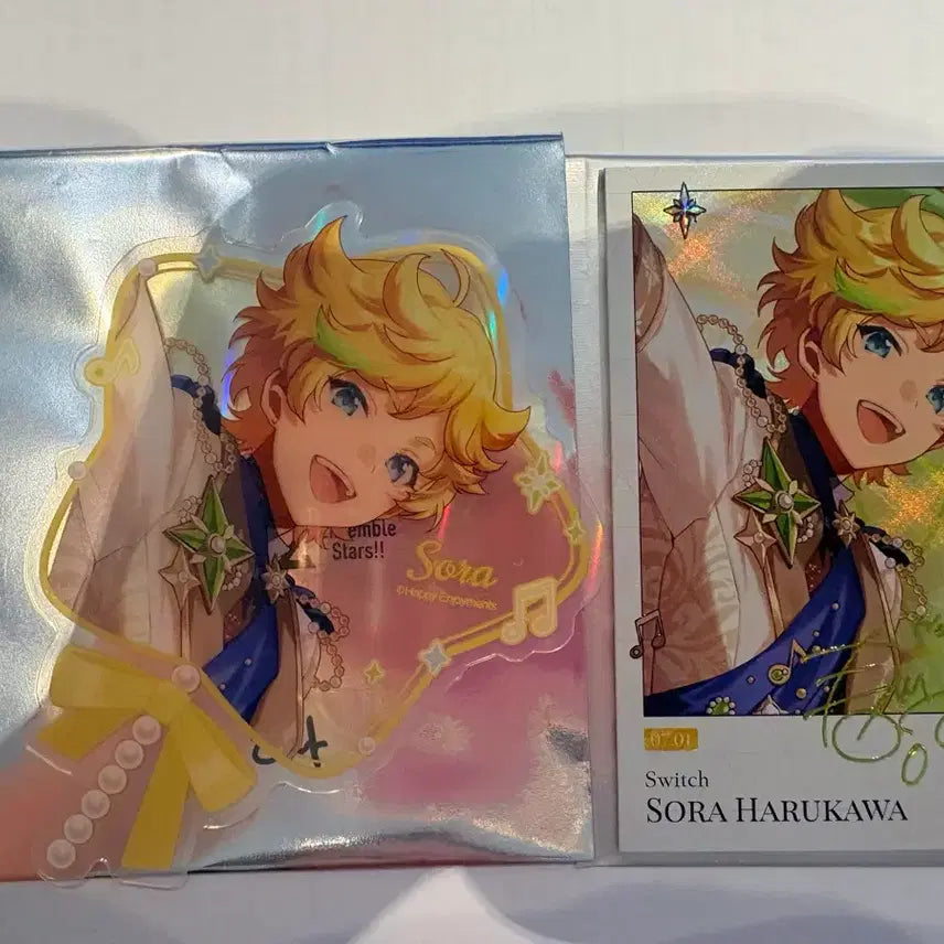 [BUNJANG] Ensemble Stars! Sora 10th Anniversary Popup Polaroid Card &amp; Starry Clear Card Bundle Set / 가격내림x 일괄 앙스타 소라 10주년 팝업 폴라로이드 카드 스타별 클리어카드
