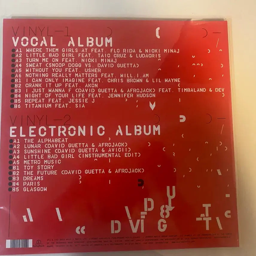 [BUNJANG] David Guetta Nothing but the Beat Unsealed LP / 데이비드 게타(David Guetta) - Nothig but the beat 개봉반