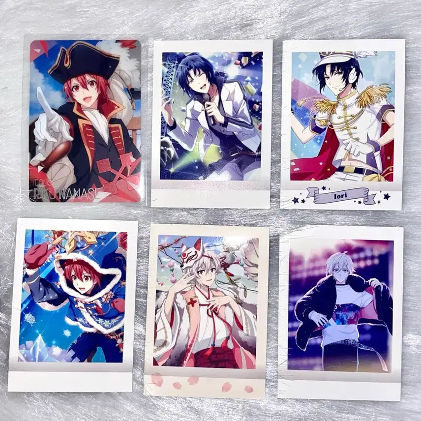 [BUNJANG] Idolish Seven Riku, Iori, Ten Wafer Metal Card Bundle Set / 일괄 아이나나 리쿠 이오리 텐 웨하스 메탈카드 파샤