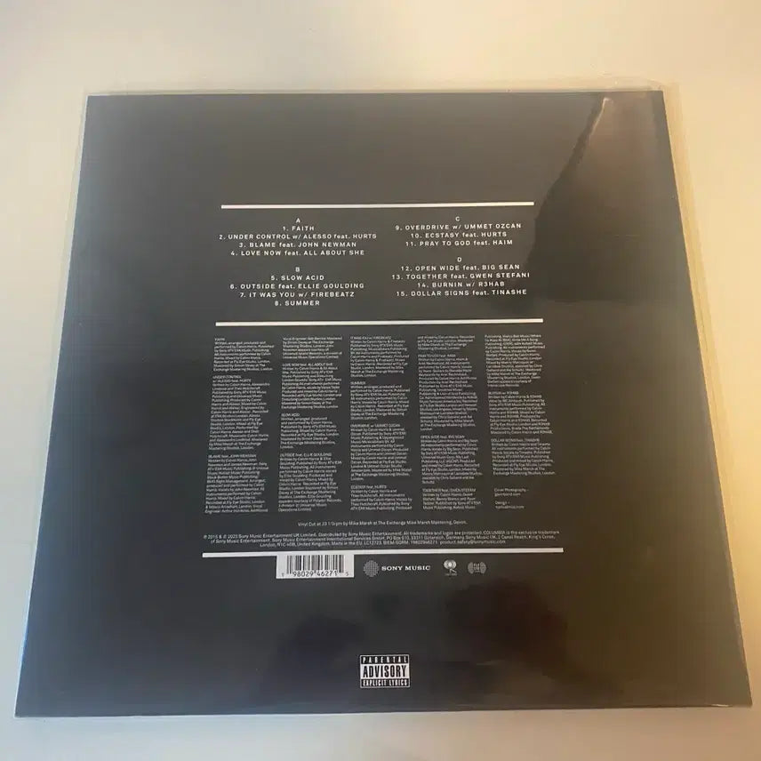 [BUNJANG] Calvin Harris MOTION LP (Opened) / Calvin Harris(캘빈 해리스) - MOTION(모션) 개봉반 LP