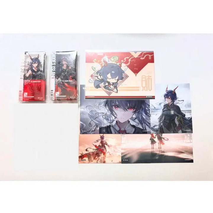 [BUNJANG] Arknights Chen Special Edition Postcard Set / 명일방주 명방 삼격 첸 삼첸 52탄 통행증 사세행 엽서 특전
