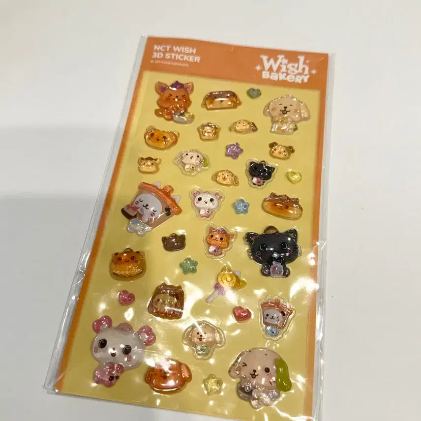 [BUNJANG] NCT WISH Bakery Popup 3D Bonbon Drop Sticker (Sealed) / [새제품] 엔시티위시 베이커리 팝업 3D 봉봉드랍 스티커 판매합니다 !