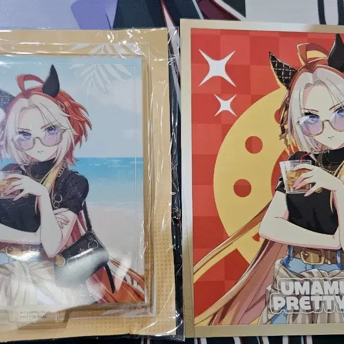 [BUNJANG] Uma Musume Pretty Derby 4th Anniversary x Aniplex Collaboration Cafe Orfevre Special Set / 한국 한정 우마무스메 프리티더비 4주년 X 애니플러스 콜라보 카페  오르페브로 특전 2종일괄