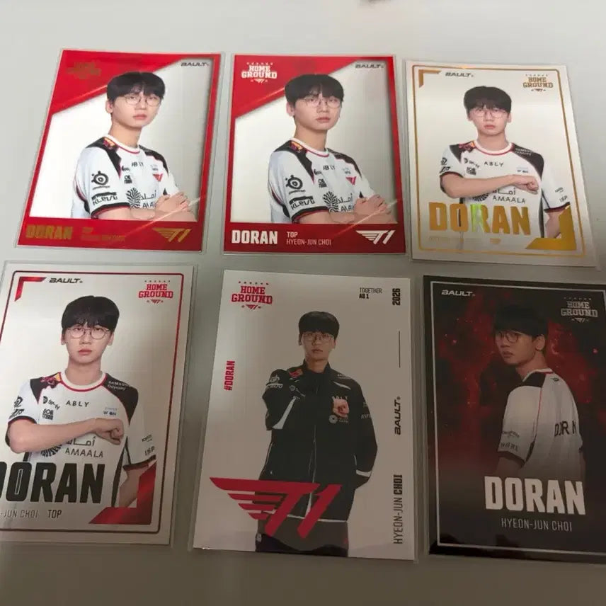 [BUNJANG] T1 Bault Trading Card Doran Set / T1 BAULT 트레이딩카드 도란 세트