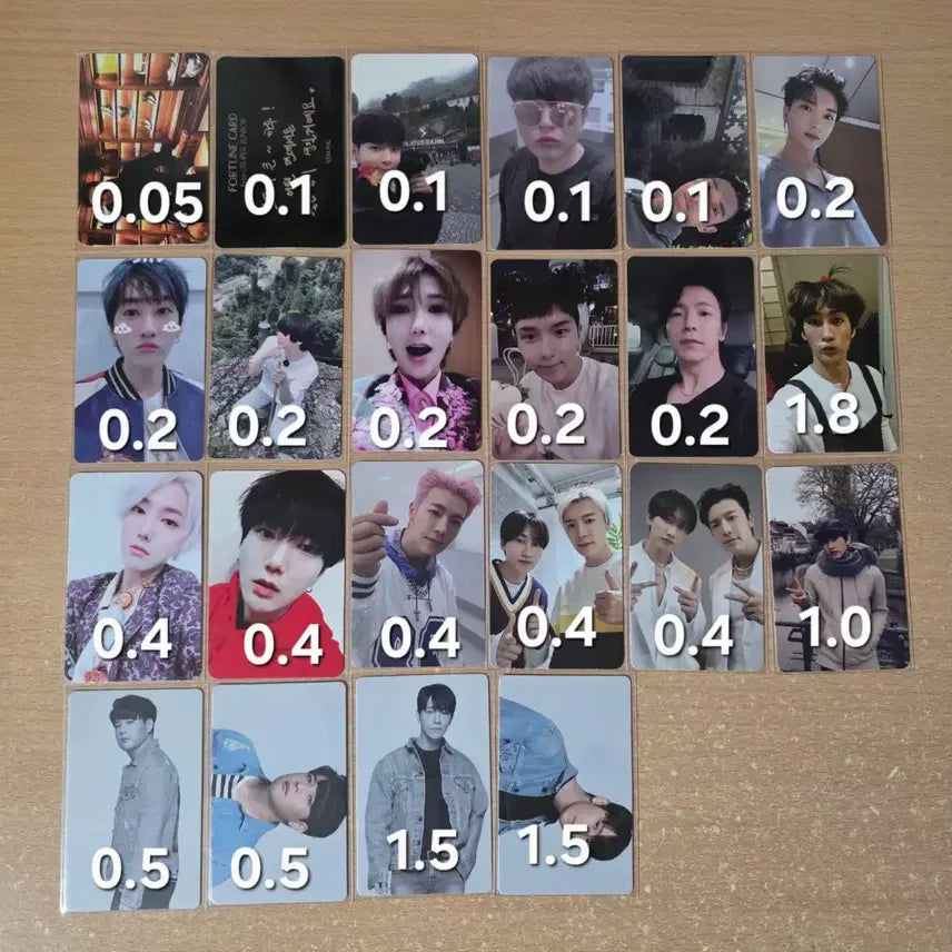 [BUNJANG] Super Junior Photocard Bundle Set / 슈퍼주니어 슈주 은혁 동해 규현 예성 희철  포카 포춘카드 포토카드 앨범