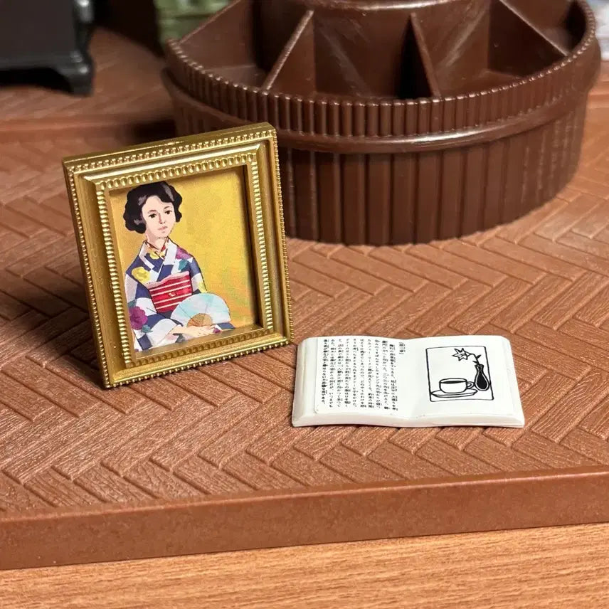 [BUNJANG] Re-Ment Romantic Mansion Frame and Book Set / 리멘트 낭만저택 액자 책 세트