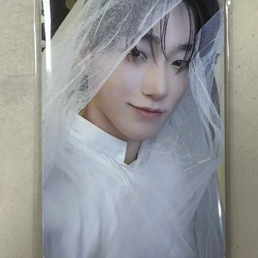[BUNJANG] ATEEZ Aniteez San Starlight Glass Tumbler Photocard / 에이티즈 애니티즈 최산 별빛 유리 텀블러 포카