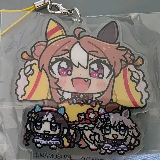 [BUNJANG] Uma Musume Acrylic Keychain &amp; Doll Set: Copano Rickey / 우마무스메 인형과 함께 아크릴 키링 코파노 리키