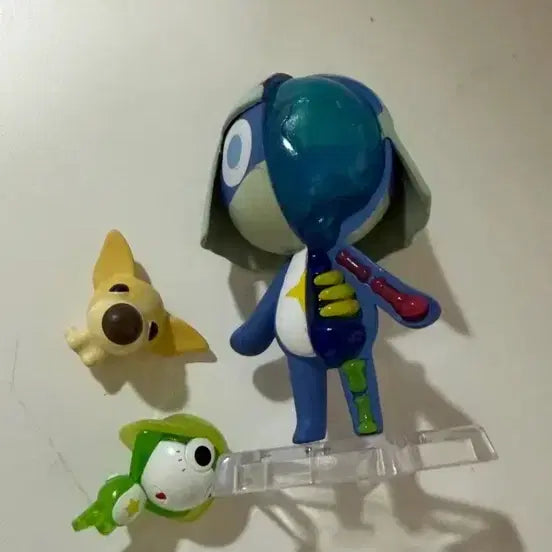 [BUNJANG] Keroro Giroro Skeleton Gacha Figures Set / 케로로 도로로 스켈레톤 가챠 피규어 메지루시 일괄