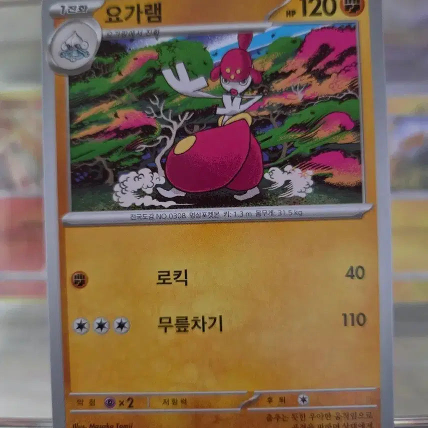 [BUNJANG] Pokemon Card Yogoremu 038/071 / 포켓몬 카드 요가램 038/071