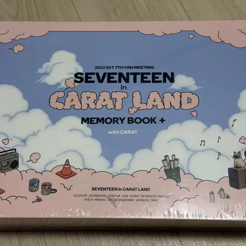 [BUNJANG] SEVENTEEN 2023 CARATLAND Memory Book (Digital Code Included) / 미개봉) 세븐틴 2023 캐럿랜드 메모리북 (디지털 코드 사용 가능)