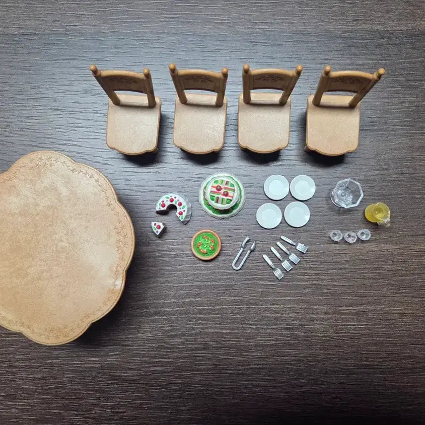 [BUNJANG] Sylvanian Families Old Home Party Set / 실바니안 올드 홈파티 구성