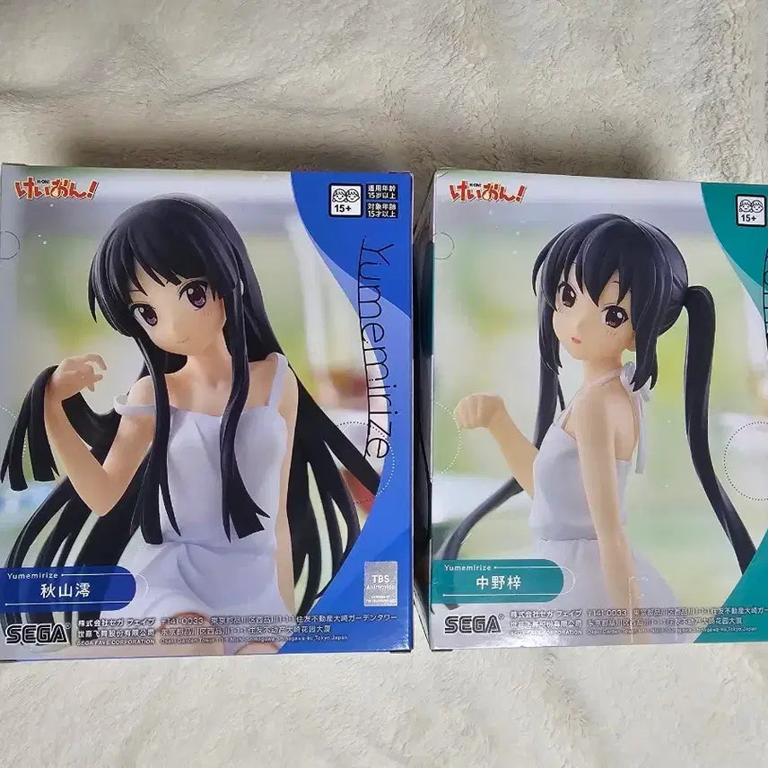 [BUNJANG] Sega Yumirise Mio, Azusa Yumirise Figure (Sealed) / (미개봉)세가 유메미리즈 미오, 아즈사 유메미라이즈 피규어