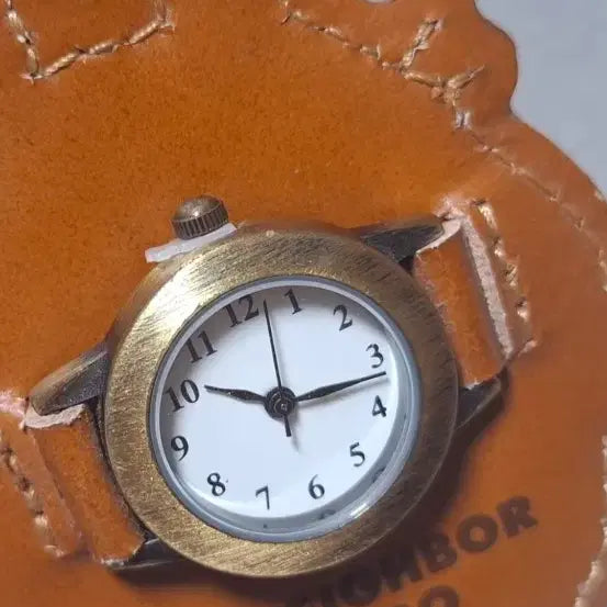 [BUNJANG] Studio Ghibli My Neighbor Totoro Natural Leather Bag Charm Watch / [초레어][고전][새상품] 지브리 이웃집토토로 천연가죽 백참 시계