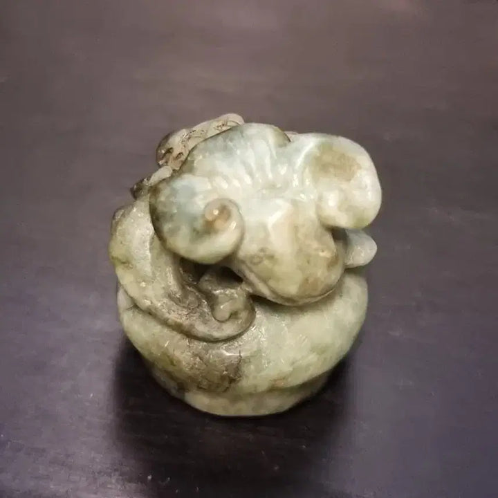 [BUNJANG] Doksanok Bat and Reishi Mushroom Sculpture / 고옥 박쥐위에 영지 조각품 독산옥