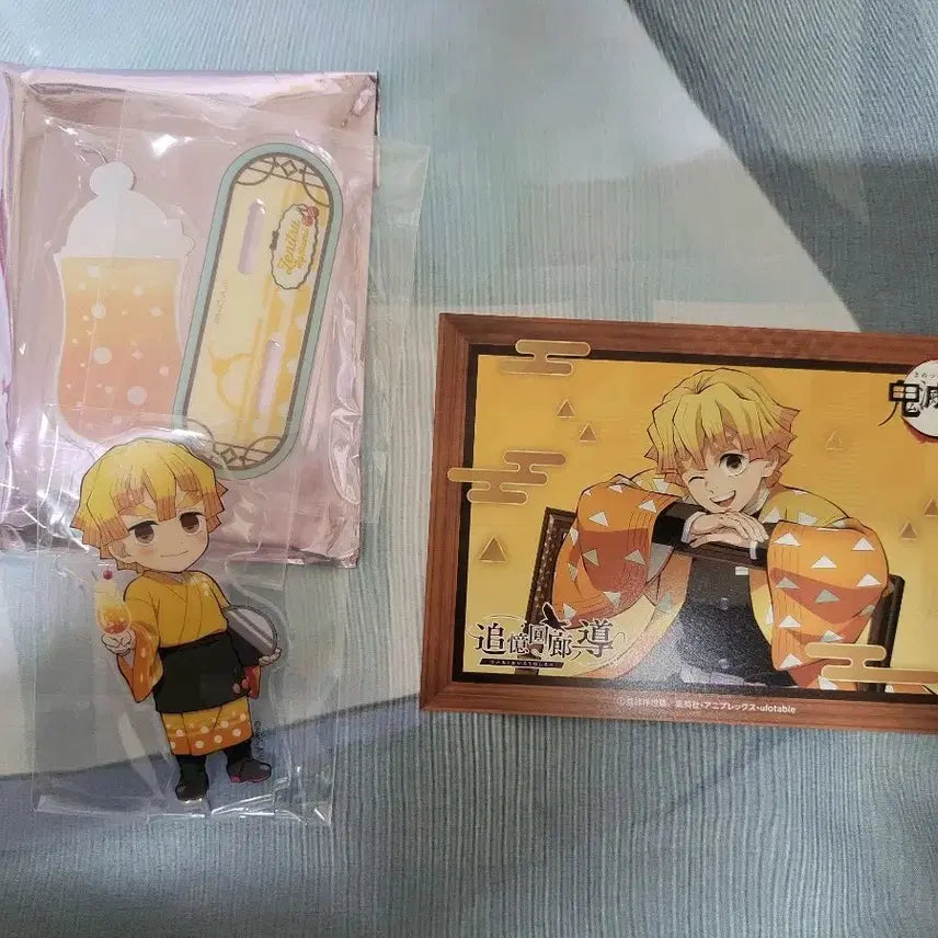 [BUNJANG] Demon Slayer Zenitsu Agatsuma Cream Soda Acrylic Stand / 귀멸의 칼날 젠이츠 크림소다 아크릴스탠드