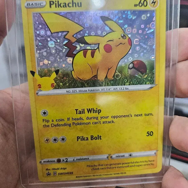 [BUNJANG] Pokemon Pikachu 25th Anniversary Promo Card / 포켓몬카드 피카츄 25주년 프로모