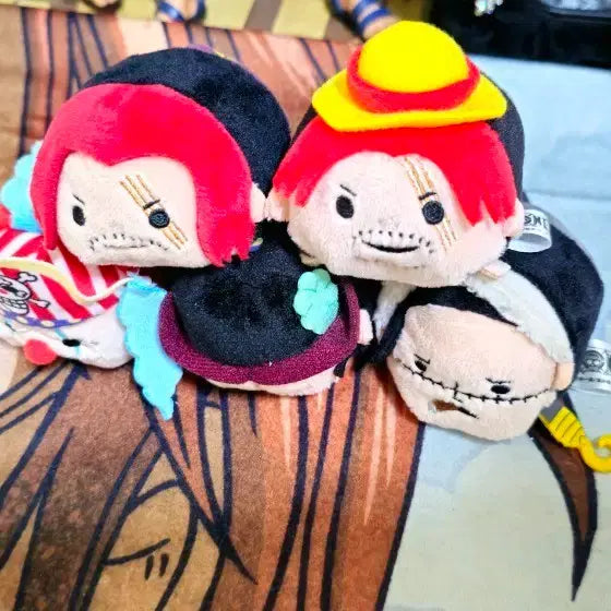 [BUNJANG] One Piece Buggy Mihawk Crocodile Shanks Tsum Tsum Set / 원피스 버기 미호크 크로커다일 샹크스 쯔무 세트