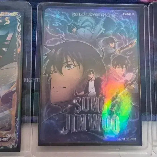 [BUNJANG] Solo Leveling Sung Jin Woo Card Set / 나혼자만레벨업 성진우 카드 3종 ur hr 팝니다