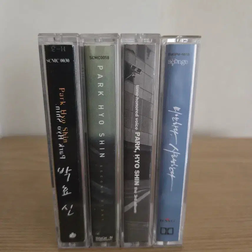 [BUNJANG] Park Hyo Shin Cassette Tape Set (4 Tapes) / 박효신 카세트테이프 4개