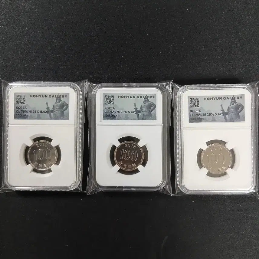 [BUNJANG] Bank of Korea 2018 100 Won Coin 3-Coin Set / 한국은행 100원 주화 2018년 3개 세트