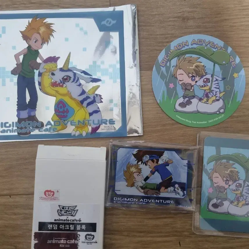 [BUNJANG] Digimon Adventure Animeate Collaboration Cafe Matt Ishida Yamato Goods Bundle Set / 디지몬 어드벤처 콜라보 카페 매튜 이시다 야마토 굿즈 일괄