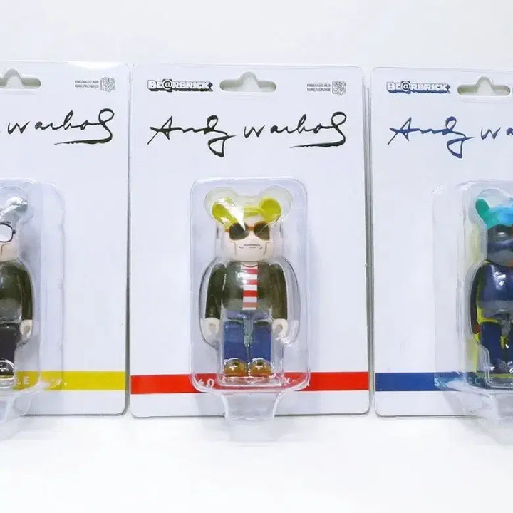 [BUNJANG] Andy Warhol x Bearbrick 100% Set (3 Types) / 베어브릭100% 앤디워홀