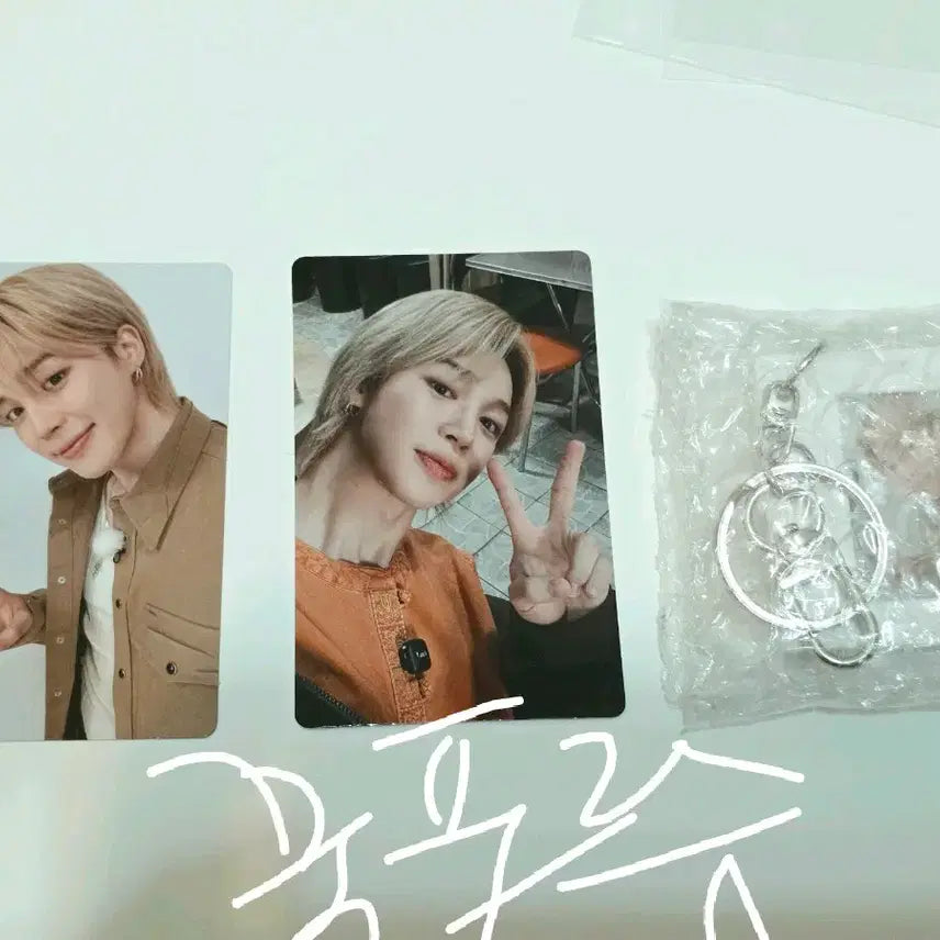 [BUNJANG] BTS Jimin Arirang Weverse Pre-order Exclusive Photocard &amp; Keyring Bundle Set / 방탄 지민 JIMIN 아리랑 위버스 예약특전 셀피 포카 포토카드 키링 세트 일괄