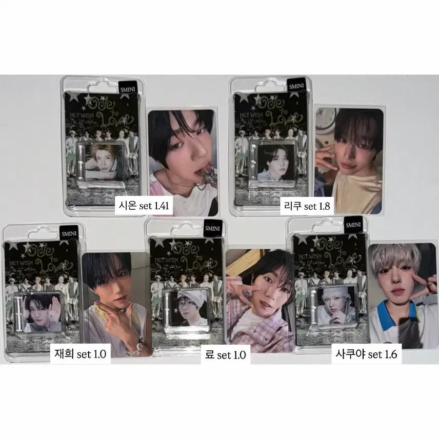 [BUNJANG] NCT WISH ODD TO LOVE Japan Mumo Shop Sealed Album Sminy with POB - Sion, Riku, Yushi, Jaehee, Ryo, Sakuya Photocard Split Set / 엔시티 위시 오드투러브 일본 무모샵 미개봉 스미니 앨범 시온 리쿠 유우시 재희 료 사쿠야 포카 분철