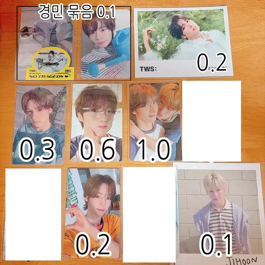 [BUNJANG] TWS Soda Soda Limited Photocard A Youngjae B Jihoon Kyungmin Hanjin Hunjeranz Universal Weverse POB / 투어스 tws 소다소다 한정 A 영재 B 지훈 경민 한진 포카 유니버셜 위버스 미공포