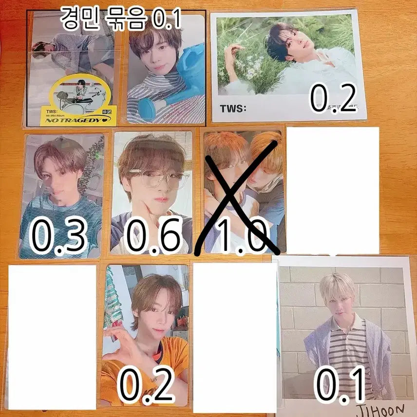 [BUNJANG] TWS Soda Soda Limited Photocard A Youngjae B Jihoon Kyungmin Hanjin Hunjeranz Universal Weverse POB / 투어스 tws 소다소다 한정 A 영재 B 지훈 경민 한진 포카 유니버셜 위버스 미공포