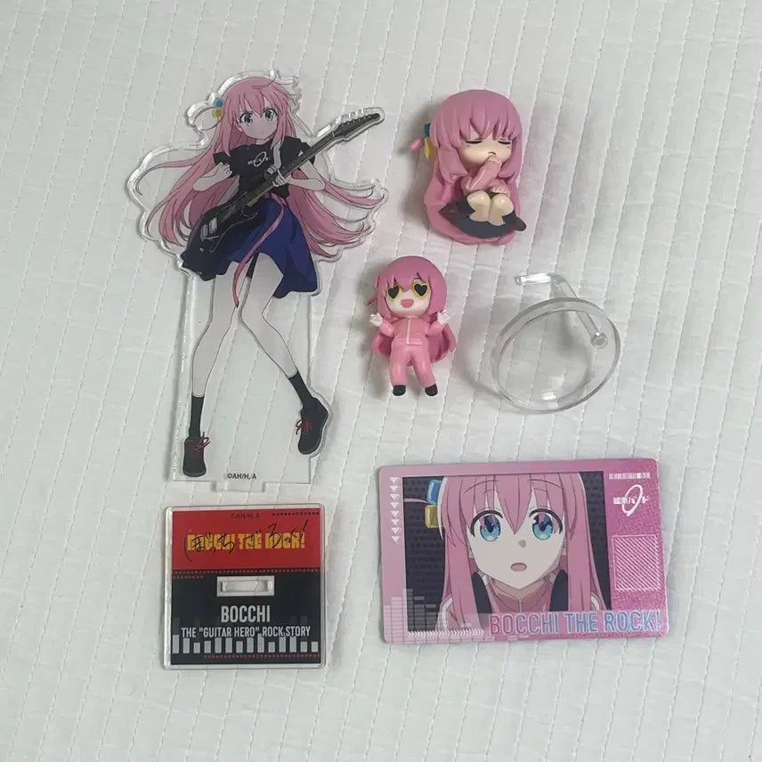 [BUNJANG] Bocchi the Rock! Hitori Gotoh Figure Acrylic Standee &amp; Photocard Set / 봇치더락 고토 히토리 피규어 아크릴 가챠 포토카드 세트