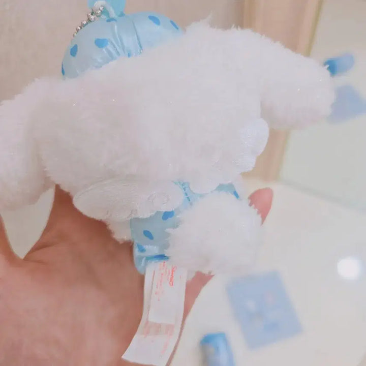 [BUNJANG] Cinnamoroll Yumemiru Mascot Plush + Coin Case Bundle Set / 시나모롤 유메미루 마스코트 인형+코인케이스 일괄