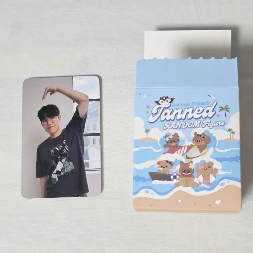 [BUNJANG] T1 Tan Animal Friends Random Figure Owner + Photocard Bundle Set / 티원 홈그라운드 탠 애니멀프렌즈 랜덤 피규어 오너 + 포카 양도판매