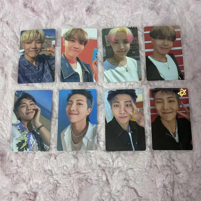 [BUNJANG] BTS J-Hope RM Butter Peach Cream Weverse Japan FC Photocard Bundle Set / 방탄 호석 남준 버터 피치 크림 위버스 특전 일본 fc 포카 일괄