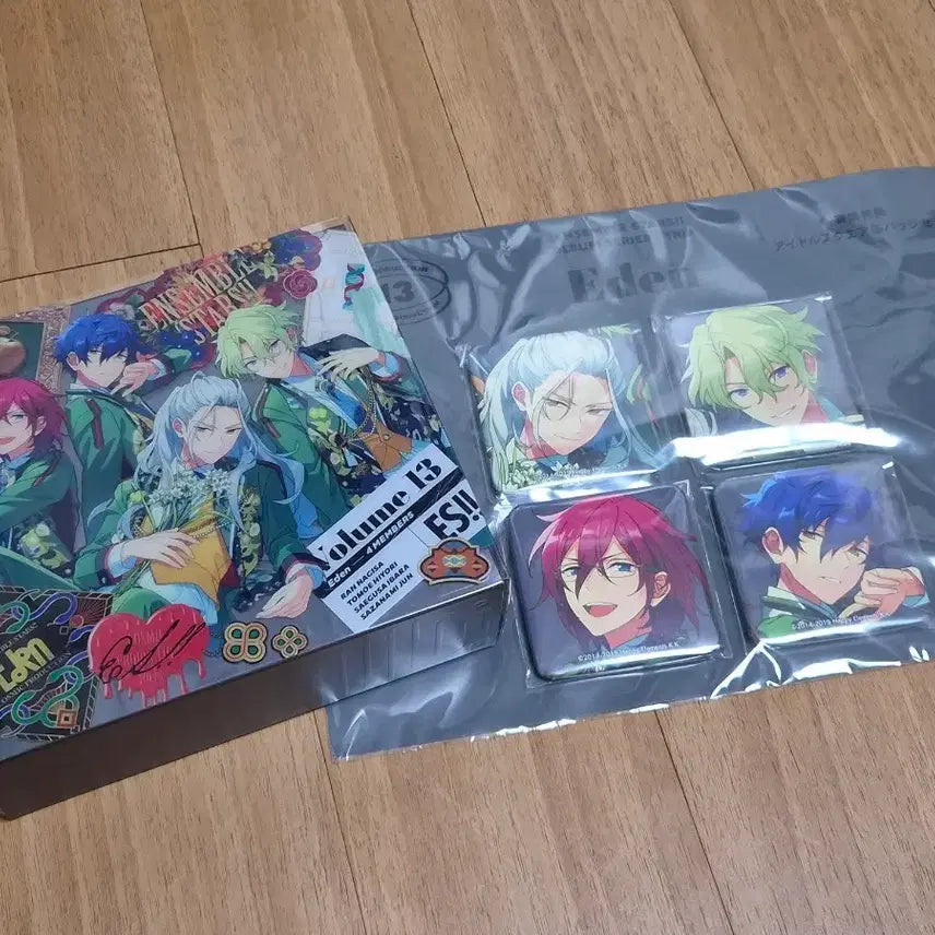 [BUNJANG] Ensemble Stars! Eden Trip Badge, ID Card, and Album Set - First Press Limited Edition / 앙스타 에덴 트립 뱃지 cp id카드 앨범 세트 이바라 나기사 쥰 히요리 초회한정판