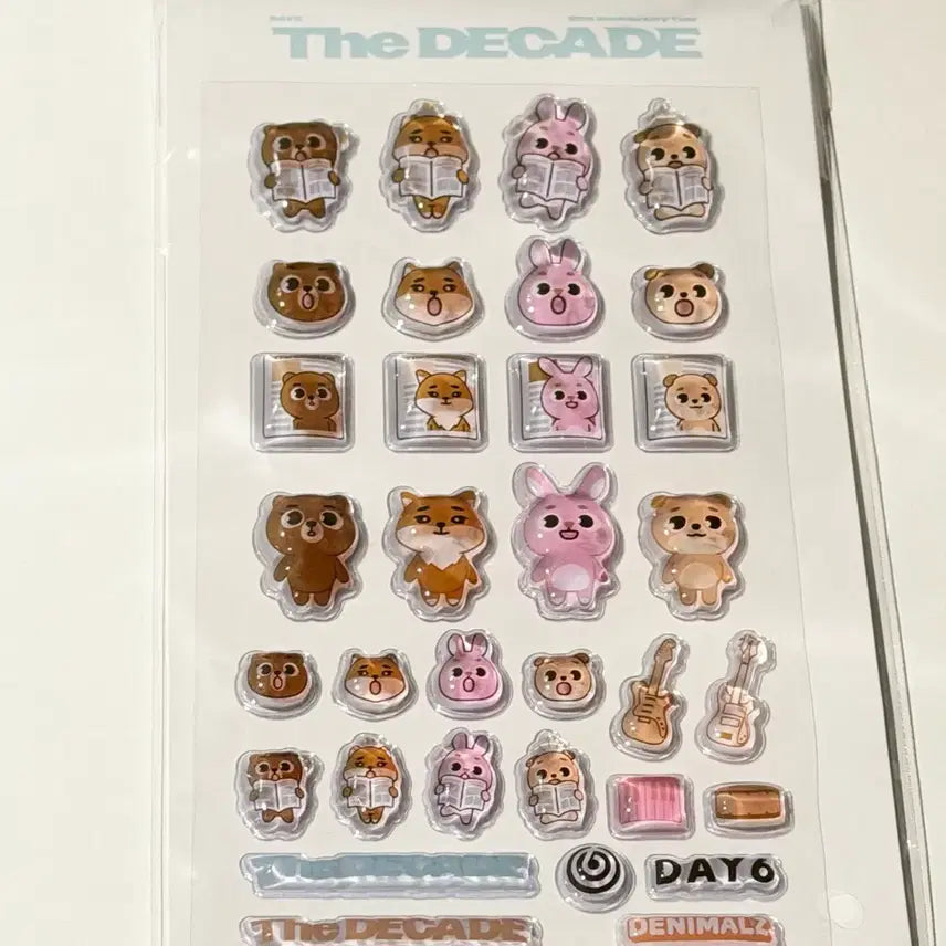 [BUNJANG] DAY6 Day6imals Decad e Japan Sticker (Sealed) / (미개봉) 데이식스 데니멀즈 데케이드 일본 스티커