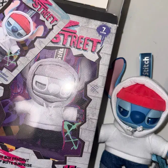 [BUNJANG] Miniso GEN Z Street Stitch Figure Keychain / 미니소 GENZ Street Stitch 스티치 피규어 키링