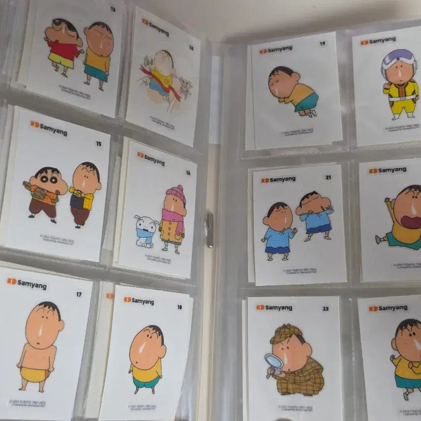 [BUNJANG] Crayon Shin-chan Kkachi Seal Bundle Set / 짱구 삼양 맹구 띠부씰 일괄