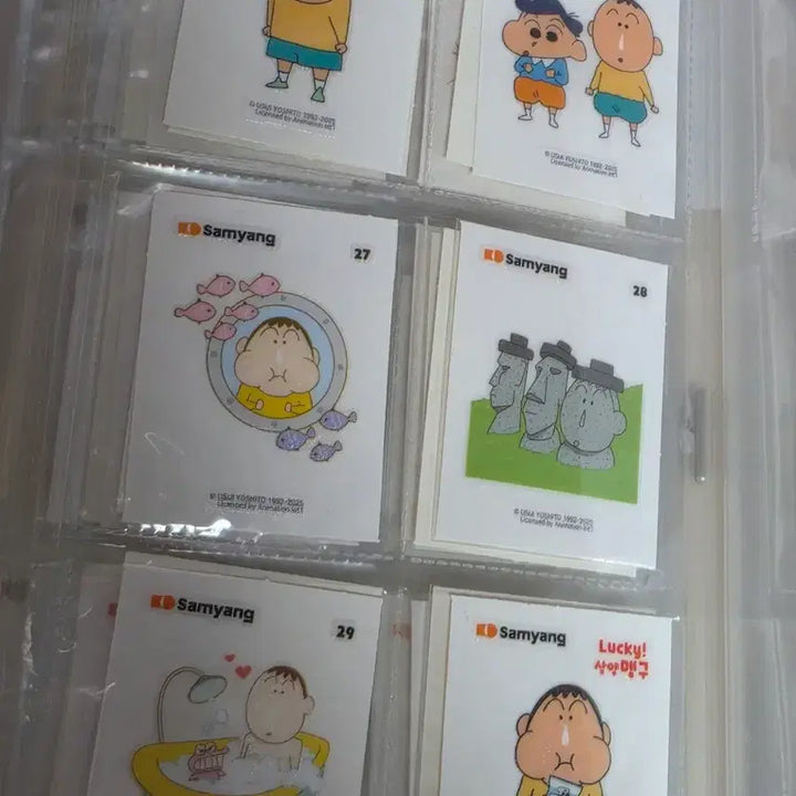 [BUNJANG] Crayon Shin-chan Kkachi Seal Bundle Set / 짱구 삼양 맹구 띠부씰 일괄
