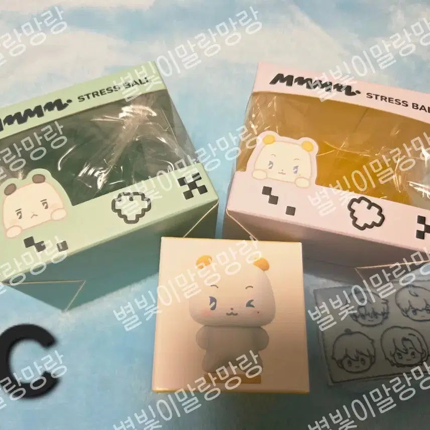 [BUNJANG] Plave Stress Ball &amp; Monitor Figure (Noah &amp; Hamin) / 플레이브 Plavemmmm 스트레스볼 뫄와 먀미, 모니터 피규어 뫄