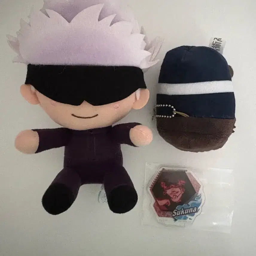 [BUNJANG] Jujutsu Kaisen Satoru Gojo, Sukuna, Haibara Acrylic Stand Bundle / 주술회전 고죠 사토루 스쿠나 하이바라 인형 아크릴스탠드 일괄판매