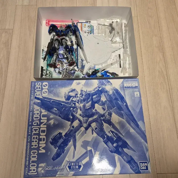 [BUNJANG] Bandai MG Gundam 00 Seven Sword/G Clear Color Limited Edition / 반다이 MG 건담 00 세븐소드/G 클리어 컬러 한정판