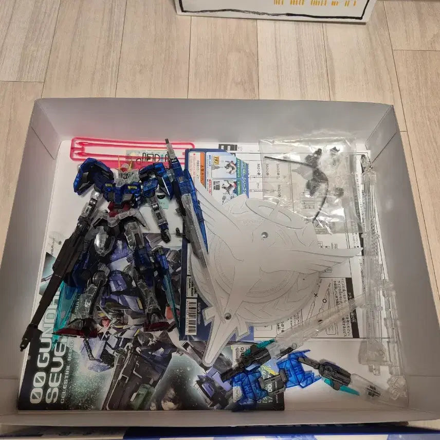 [BUNJANG] Bandai MG Gundam 00 Seven Sword/G Clear Color Limited Edition / 반다이 MG 건담 00 세븐소드/G 클리어 컬러 한정판