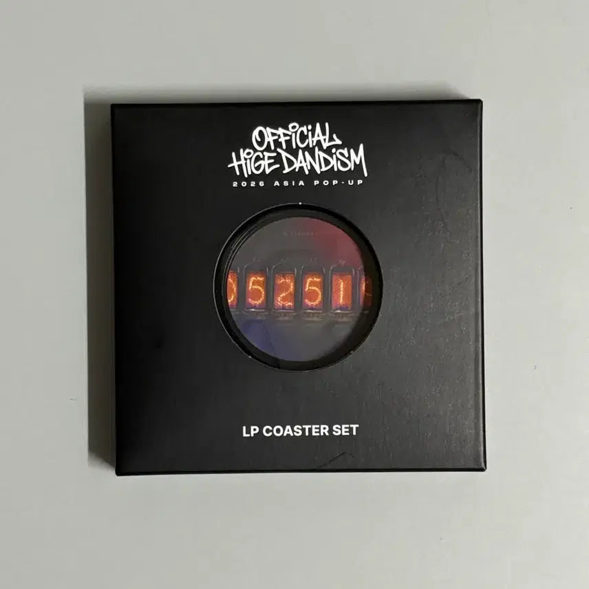 [BUNJANG] Official Higedanism 2026 Asia Pop-Up LP Coaster Set / 오피셜 히게단디즘 2026 아시아 팝업 LP 코스터 세트